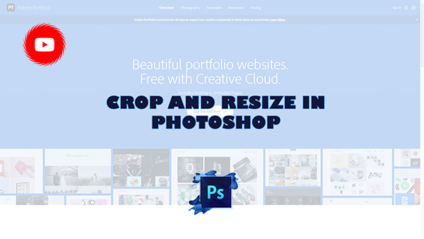 photoshop crop and resize